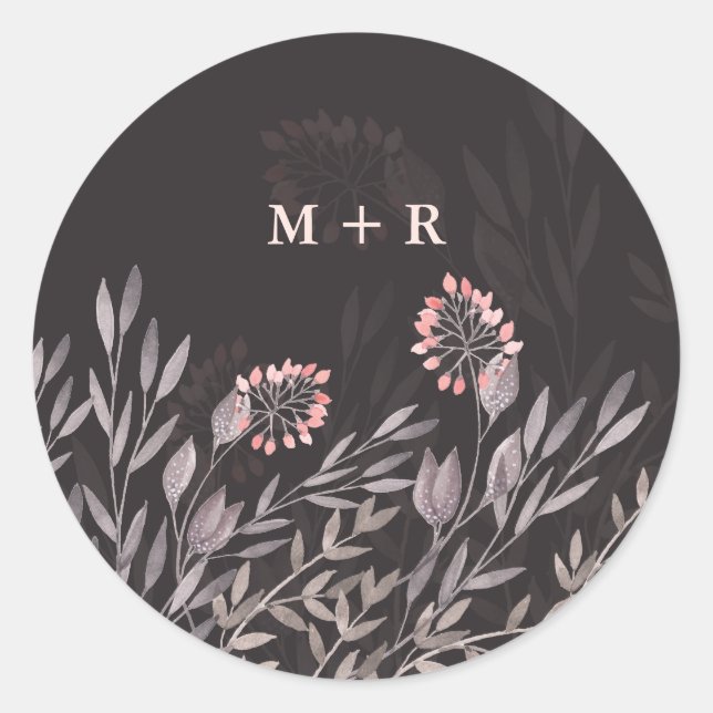 Eine Sommernachtsfeier Runder Aufkleber (Vorderseite)