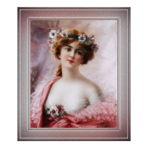 Eine Sommerzeit-Beauty von Emile Vernon Fotodruck