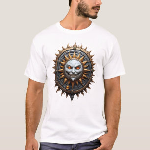 Eine Sonne mit ausdrucksvollem Gesicht. T-Shirt