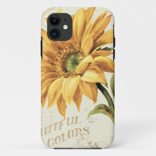 Eine Sonnenblume in voller Blüte iPhone 11 Hülle
