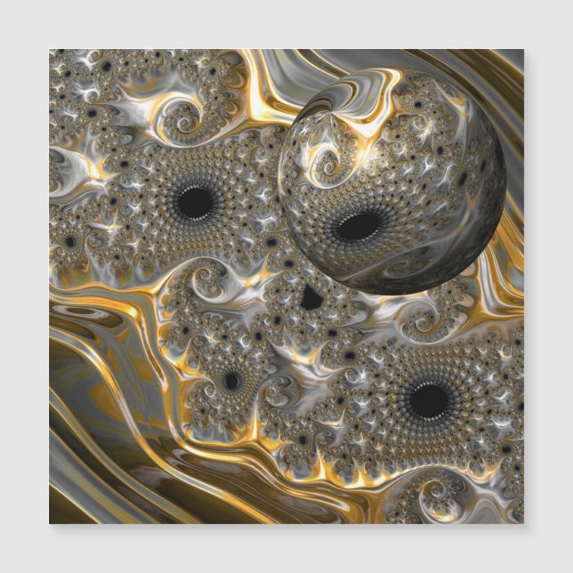 Eine spektakuläre Ballet in der Silver and Gold Ma Magnetkarte (Vorderseite)