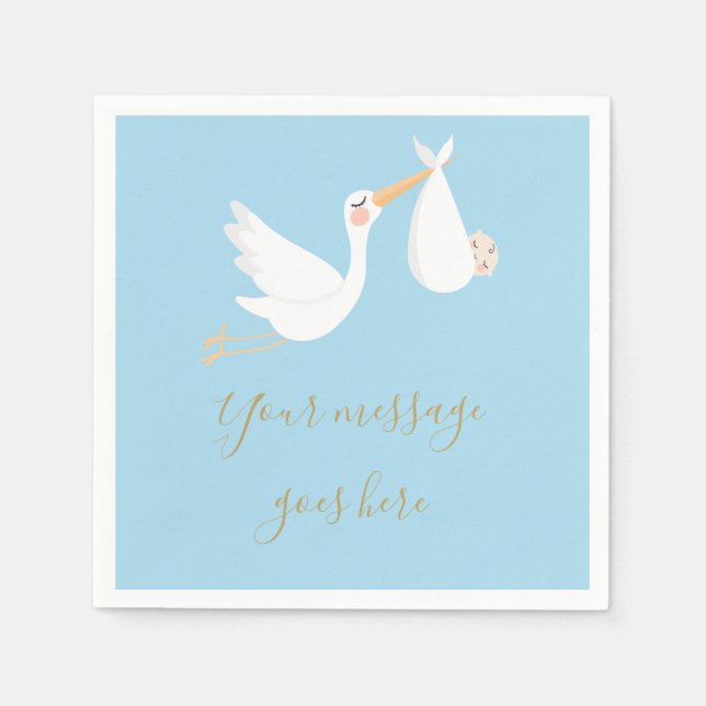 Eine spezielle Baby-Dusche/Sprinkle Serviette (Vorderseite)