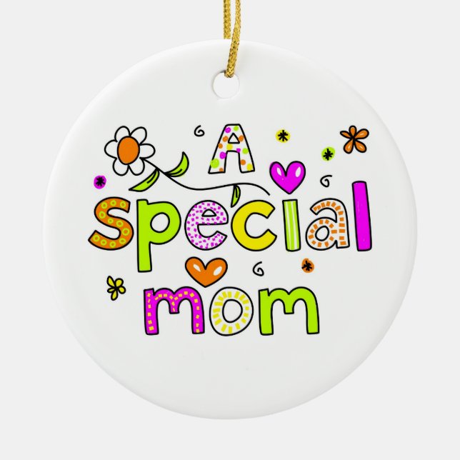 Eine spezielle Mama Keramik Ornament (Vorne)