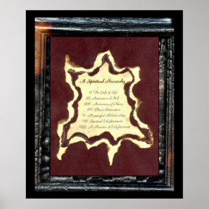 Eine spirituelle Hierarchie Poster