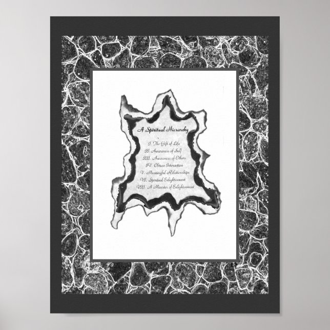 Eine spirituelle Hierarchie Poster (Vorne)