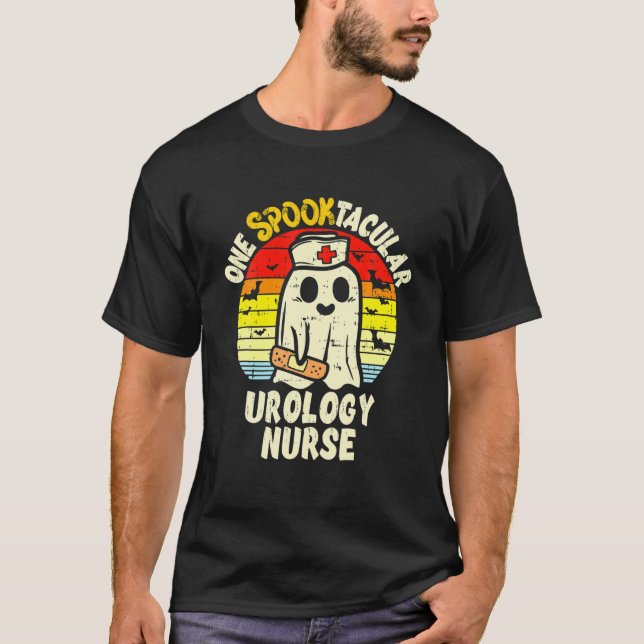 Eine Spooktacular Urologie Nurse Halloween Ghost N T-Shirt (Vorderseite)