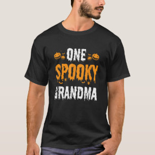 Eine Spooky Oma Großmutter Matching Family Hal T-Shirt