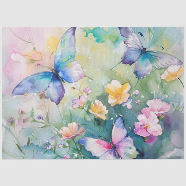 Eine Spring Butterfly Serie Design #14 Seidenpapier (Vorderseite)