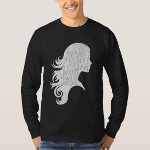 Eine starke Frau steht für sich selbst - Frauen en T-Shirt