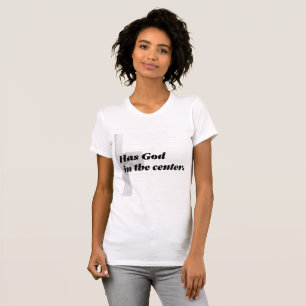 Eine starke Heirat hat Gott in der Mitte T-Shirt