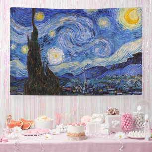 Eine Starry Night: Saint Remy von Vincent Van Gogh Banner