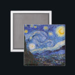 Eine Starry Night: Saint Remy von Vincent Van Gogh Magnet<br><div class="desc">Das Jahr ist 1889. Vincent Van Gogh ist Patient im Asyl von Saint-Paul-de-Mausole in Saint-Rémy-de-Provence, Frankreich. Er leidet an psychischen Erkrankungen, und seine Ärzte haben ihm geraten, drinnen bleibe und das Malen zu vermeiden. Aber Van Gogh kann dem Drang zu kreieren nicht widerstehen, und er verbringt seine Tage damit, Landschaften...</div>