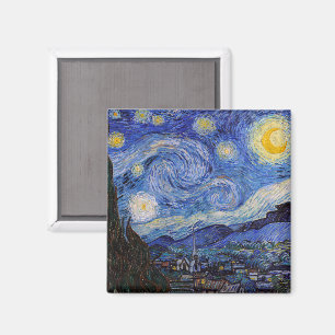 Eine Starry Night: Saint Remy von Vincent Van Gogh Magnet