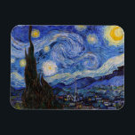 Eine Starry Night: Saint Remy von Vincent Van Gogh Magnet<br><div class="desc">Das Jahr ist 1889. Vincent Van Gogh ist Patient im Asyl von Saint-Paul-de-Mausole in Saint-Rémy-de-Provence, Frankreich. Er leidet an psychischen Erkrankungen, und seine Ärzte haben ihm geraten, drinnen bleibe und das Malen zu vermeiden. Aber Van Gogh kann dem Drang zu kreieren nicht widerstehen, und er verbringt seine Tage damit, Landschaften...</div>