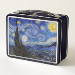 Eine Starry Night: Saint Remy von Vincent Van Gogh Metall Brotdose<br><div class="desc">Das Jahr ist 1889. Vincent Van Gogh ist Patient im Asyl von Saint-Paul-de-Mausole in Saint-Rémy-de-Provence, Frankreich. Er leidet an psychischen Erkrankungen, und seine Ärzte haben ihm geraten, drinnen bleibe und das Malen zu vermeiden. Aber Van Gogh kann dem Drang zu kreieren nicht widerstehen, und er verbringt seine Tage damit, Landschaften...</div>