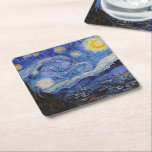 Eine Starry Night: Saint Remy von Vincent Van Gogh Rechteckiger Pappuntersetzer<br><div class="desc">Das Jahr ist 1889. Vincent Van Gogh ist Patient im Asyl von Saint-Paul-de-Mausole in Saint-Rémy-de-Provence, Frankreich. Er leidet an psychischen Erkrankungen, und seine Ärzte haben ihm geraten, drinnen bleibe und das Malen zu vermeiden. Aber Van Gogh kann dem Drang zu kreieren nicht widerstehen, und er verbringt seine Tage damit, Landschaften...</div>
