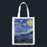 Eine Starry Night: Saint Remy von Vincent Van Gogh Wiederverwendbare Einkaufstasche<br><div class="desc">Das Jahr ist 1889. Vincent Van Gogh ist Patient im Asyl von Saint-Paul-de-Mausole in Saint-Rémy-de-Provence, Frankreich. Er leidet an psychischen Erkrankungen, und seine Ärzte haben ihm geraten, drinnen bleibe und das Malen zu vermeiden. Aber Van Gogh kann dem Drang zu kreieren nicht widerstehen, und er verbringt seine Tage damit, Landschaften...</div>