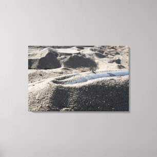 Eine statische Anzeige einer Artillerie-Muschel Leinwanddruck