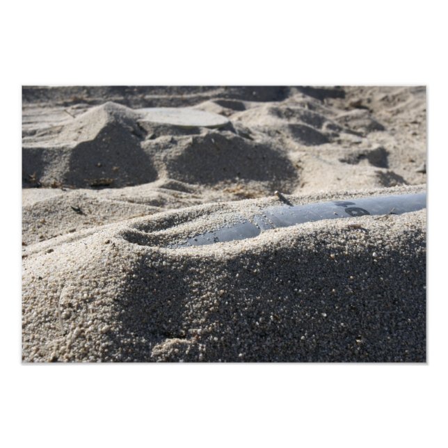 Eine statische Anzeige einer Muschel zur Kampfmitt Fotodruck (Vorne)