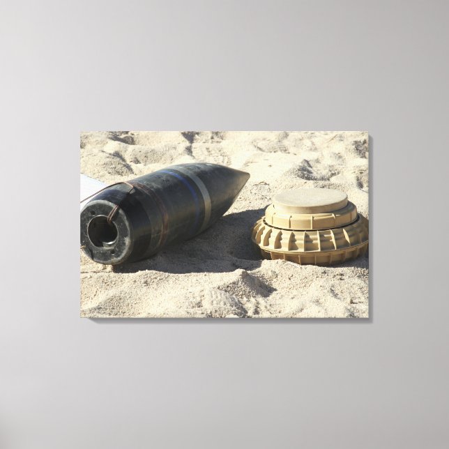 Eine statische Anzeige einer umgerechneten Muschel Leinwanddruck (Vorderseite)