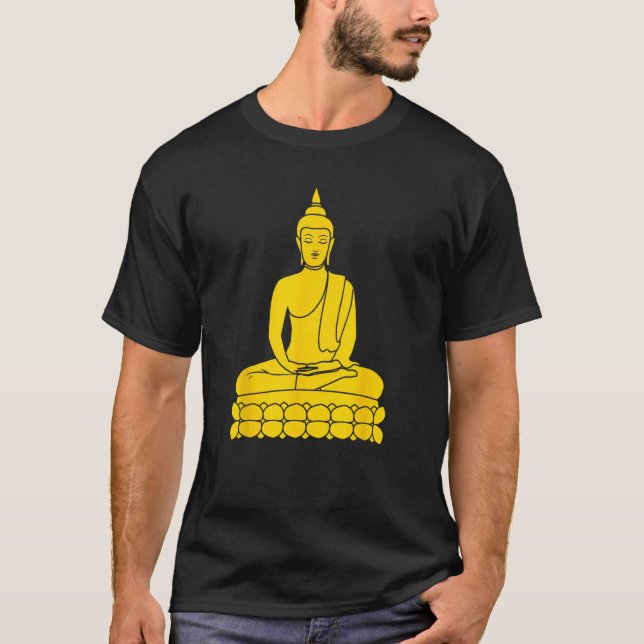 Eine Statue von Buddha T-Shirt (Vorderseite)
