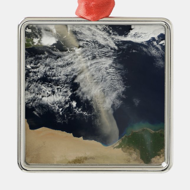 Eine Staubwolke Ornament Aus Metall (Vorne)