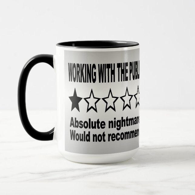 Eine Sternbewertung Tasse (Links)