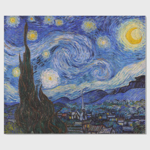 Eine Sternennacht: Saint Remy von Vincent Van Gogh Geschenkpapier