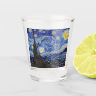 Eine Sternennacht: Saint Remy von Vincent Van Gogh Schnapsglas