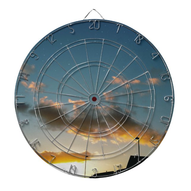 Eine sterngekrönte Straße Dartscheibe (vorne)