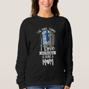 Eine Stewardess-Mama für Frauen Sweatshirt