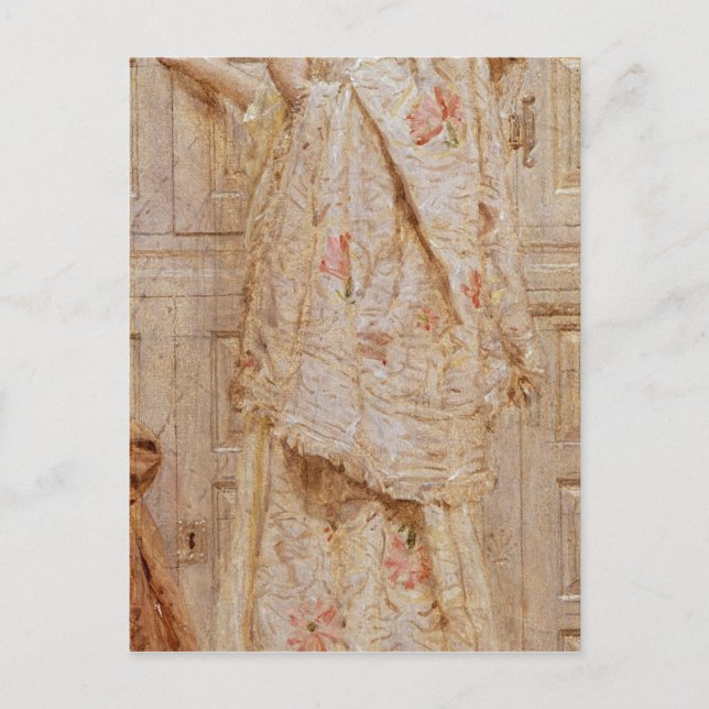 Eine Stickerei Postkarte (Vorderseite)