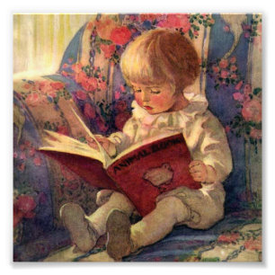 „Eine stille Ecke“ von Jessie Willcox Smith Fotodruck
