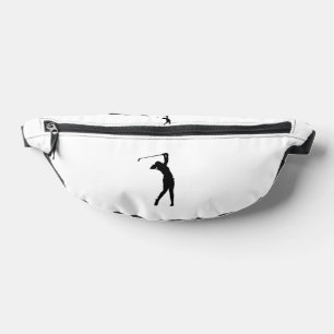 Eine stilvolle Hüfttasche mit golfinspiriertem Des