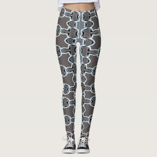 Eine stilvolle mehrfarbige "Ratti_Creative_Arts" L Leggings