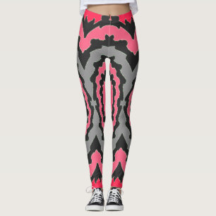 Eine stilvolle mehrfarbige "Ratti_Creative_Arts" L Leggings