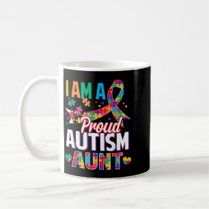 Eine stolze Autismus-Tante Autismus-Bewusstseins-P Kaffeetasse