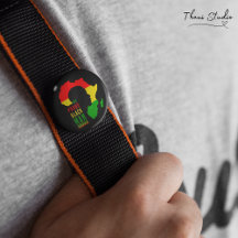 Eine stolze Black Man Black History Monatsflagge