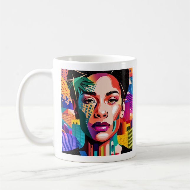 Eine stolze Reise in das Selbstblühen Kaffeetasse (Links)