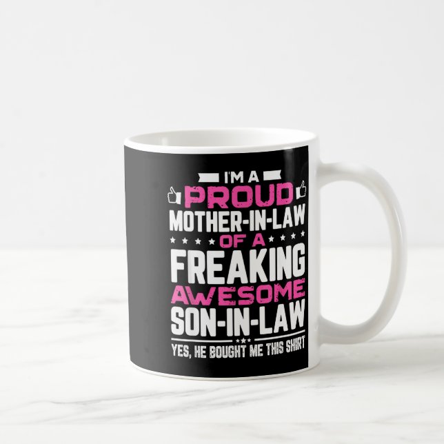 Eine stolze Schwiegermutter fantastischer toller S Kaffeetasse (Rechts)