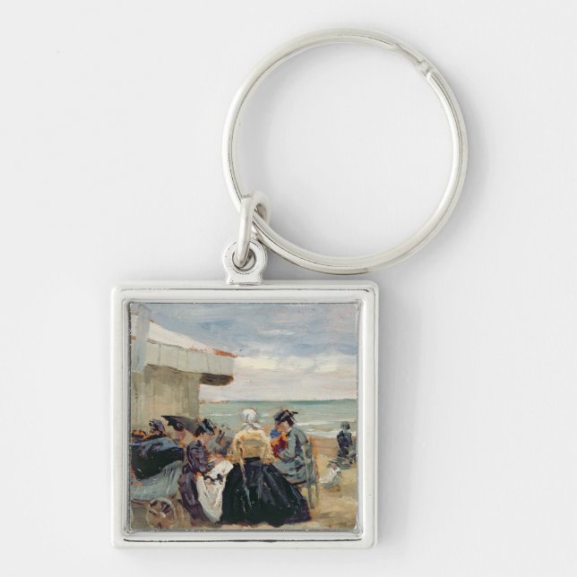 Eine Strand-Szene Schlüsselanhänger (Vorne)