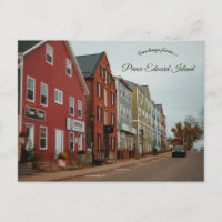 Eine Straße in Charlottetown Prince Edward Island