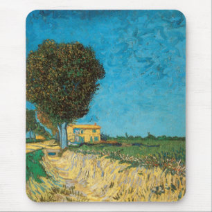 Eine Straße in der Nähe von Arles, Vincent van G Mousepad