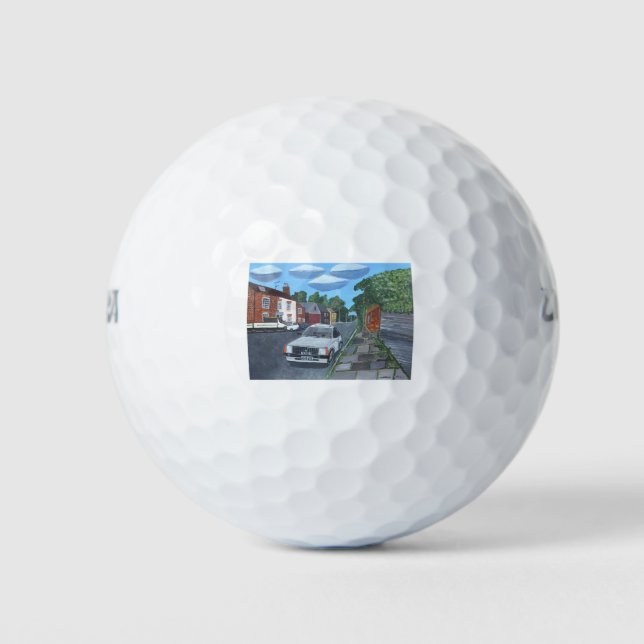 Eine Straße in Derby Golfball (Vorderseite)