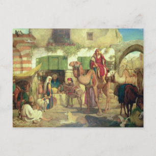 Eine Straße in Jerusalem, 1867 Postkarte