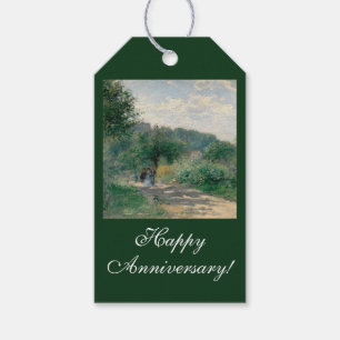 Eine Straße in Louvecienne von Auguste Renoir Geschenkanhänger