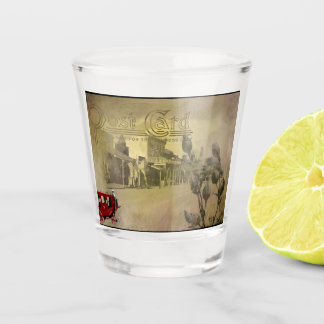 Eine Straße in Tombstone Arizona Schnapsglas