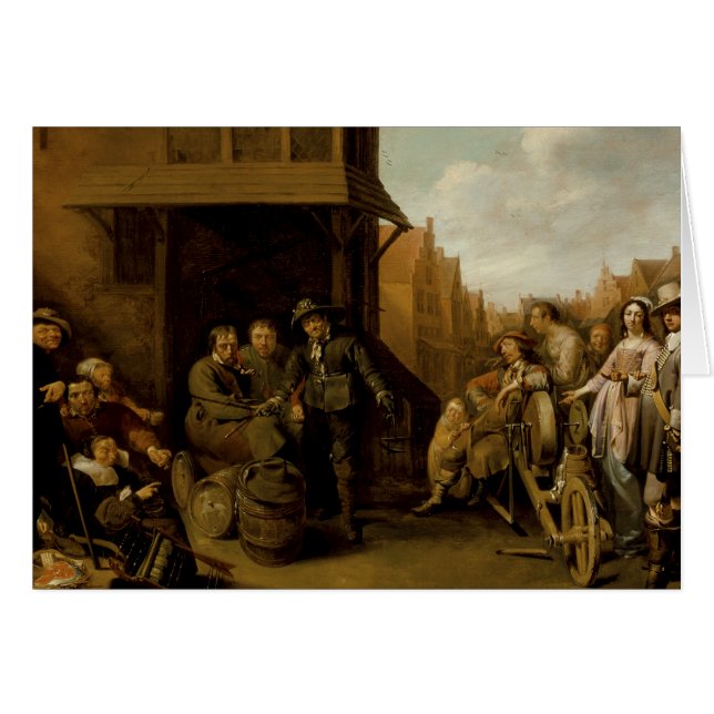 Eine Straße mit Knife Grinder von Jacob Duck (Vorderseite (Horizontal))