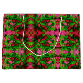 Eine Studie in Rosa und Grün Große Geschenktüte