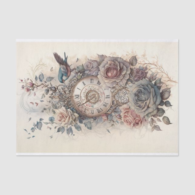 Eine Studie in Rose und Zeit 3 Seidenpapier (Vorderseite)